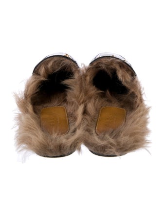 Gucci 1955 Horsebit Accent Leather Mules