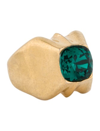 Gucci Crystal Cocktail Ring