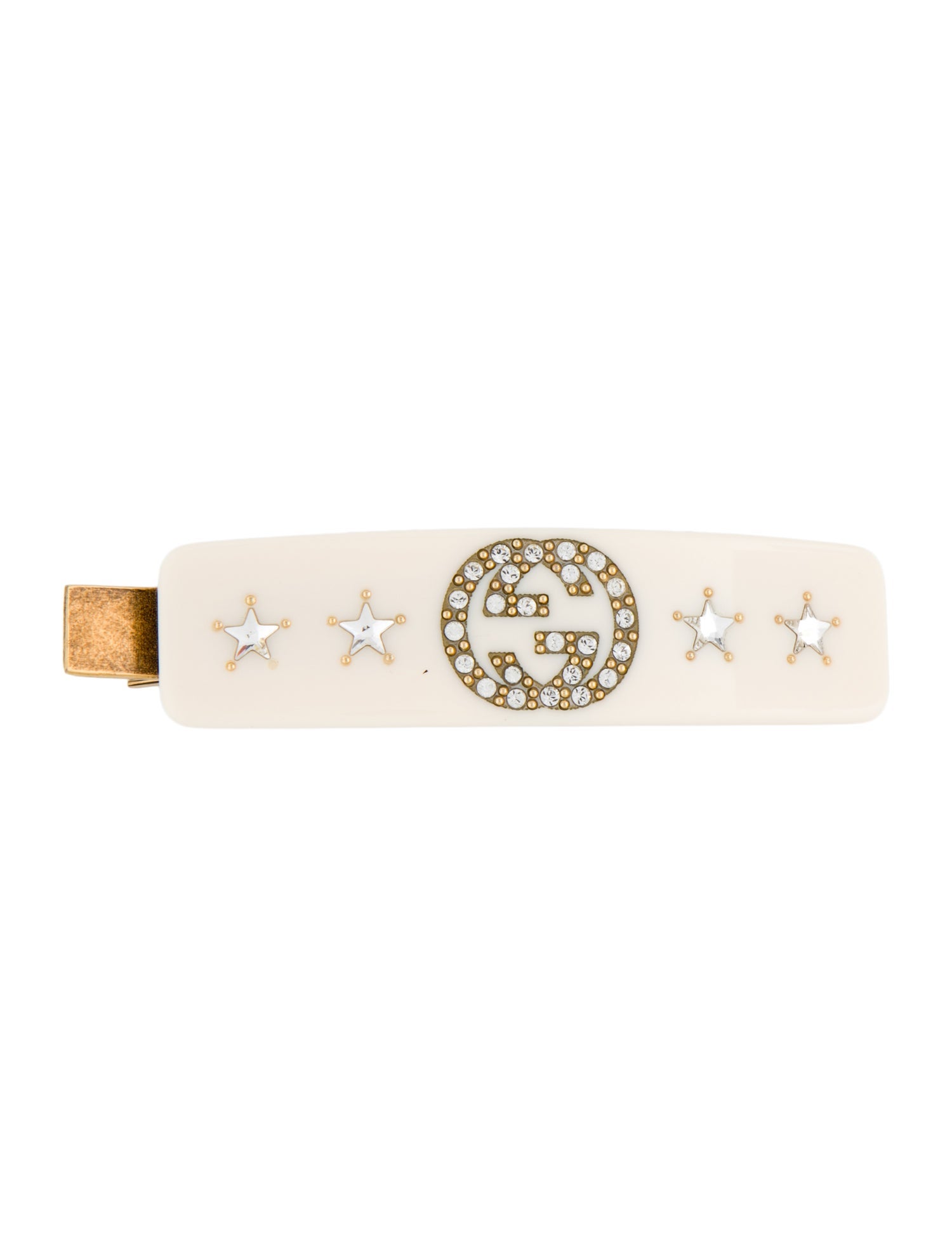 Gucci Crystal Embellished Hair Clip