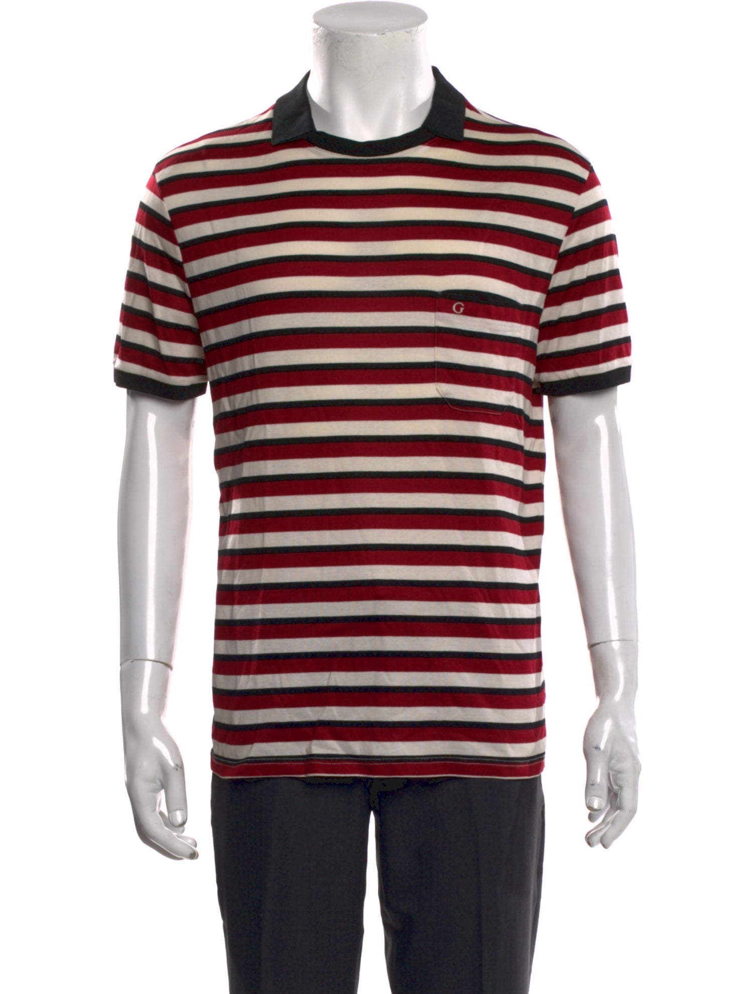 Gucci Striped Crew Neck T-Shirt