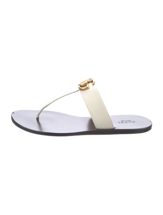 Gucci Leather Slides