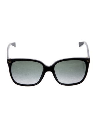 Gucci Interlocking G Logo Square Sunglasses