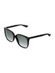 Gucci Interlocking G Logo Square Sunglasses