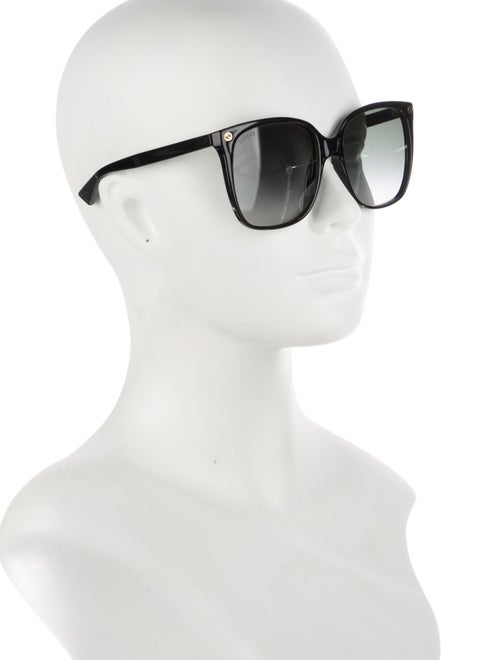 Gucci Interlocking G Logo Square Sunglasses