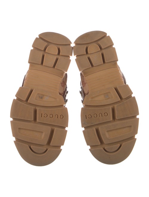 Gucci GG Canvas Suede Hiking Boots