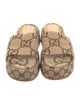 Gucci Canvas Printed Slides