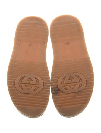 Gucci Canvas Printed Slides