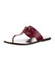Gucci Horsebit Accent Leather T-Strap Sandals