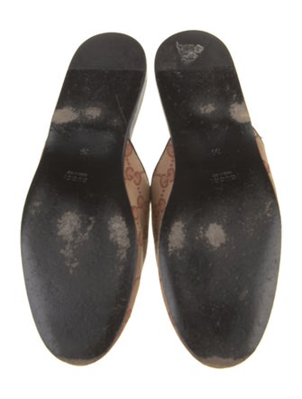 Gucci GG Canvas Canvas Mules