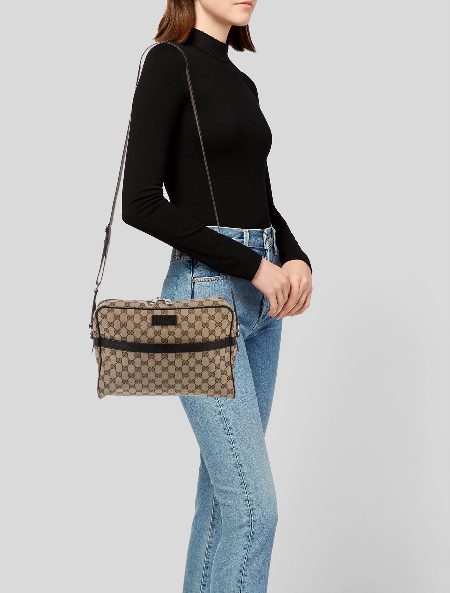 Gucci GG Canvas Messenger Bag