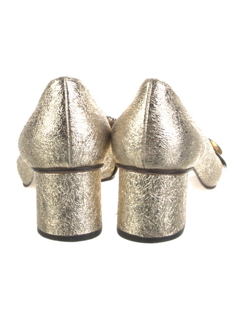 Gucci Double G Logo Leather Pumps