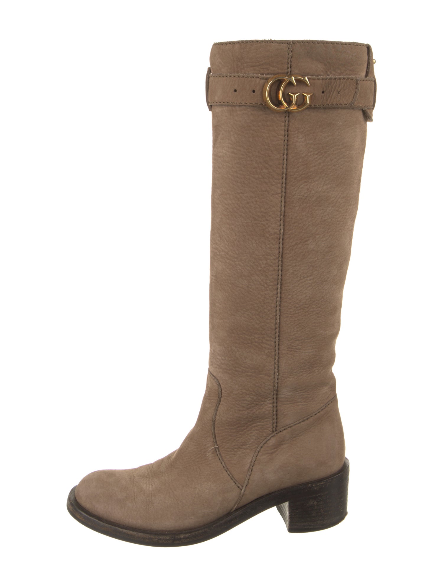 Gucci Suede Riding Boots