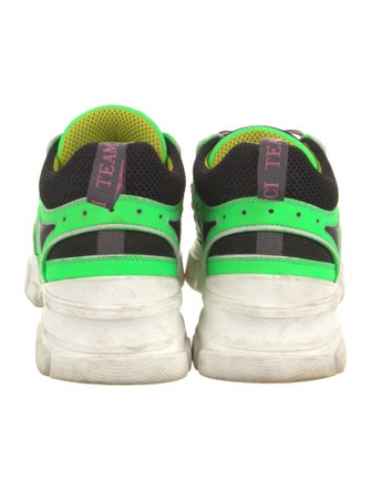 Gucci Mesh Colorblock Pattern Athletic Sneakers