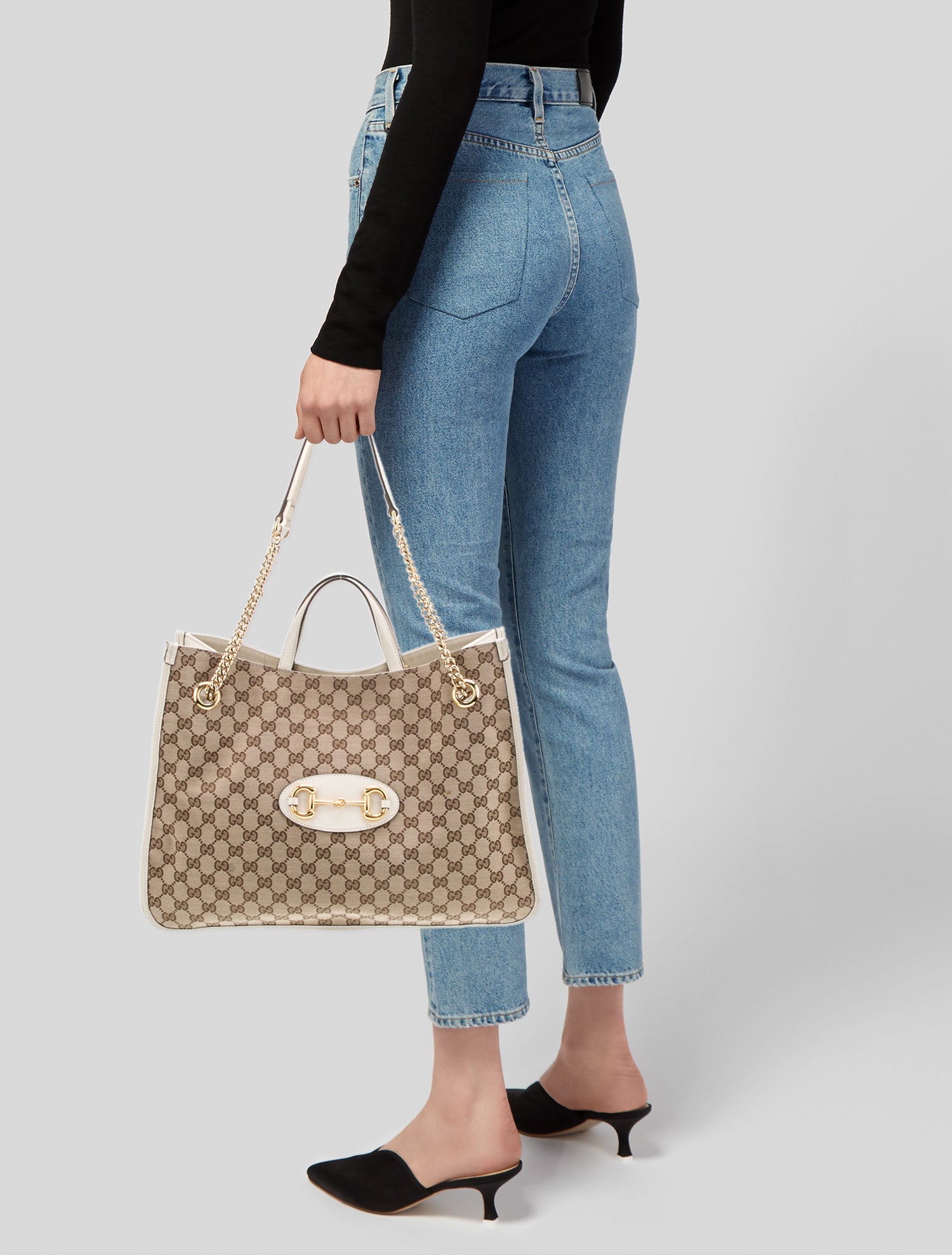 Gucci GG Canvas Horsebit 1955 Large