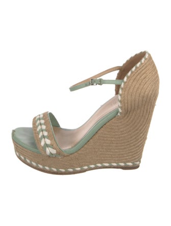 Gucci Jute Striped Espadrilles