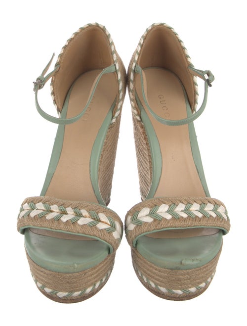 Gucci Jute Striped Espadrilles