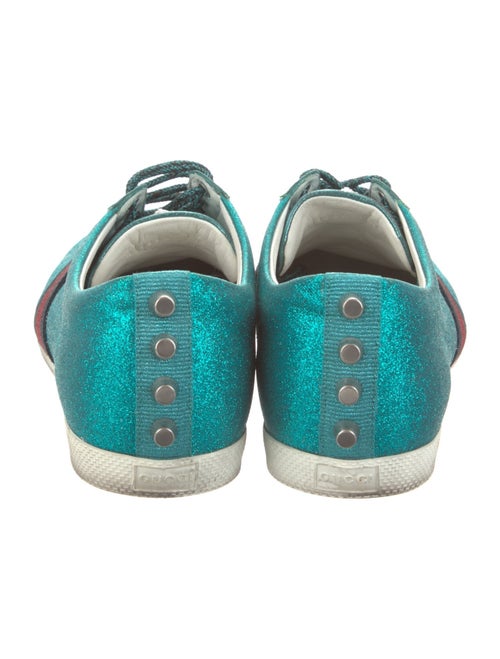 Gucci Web Accent Glitter Sneakers