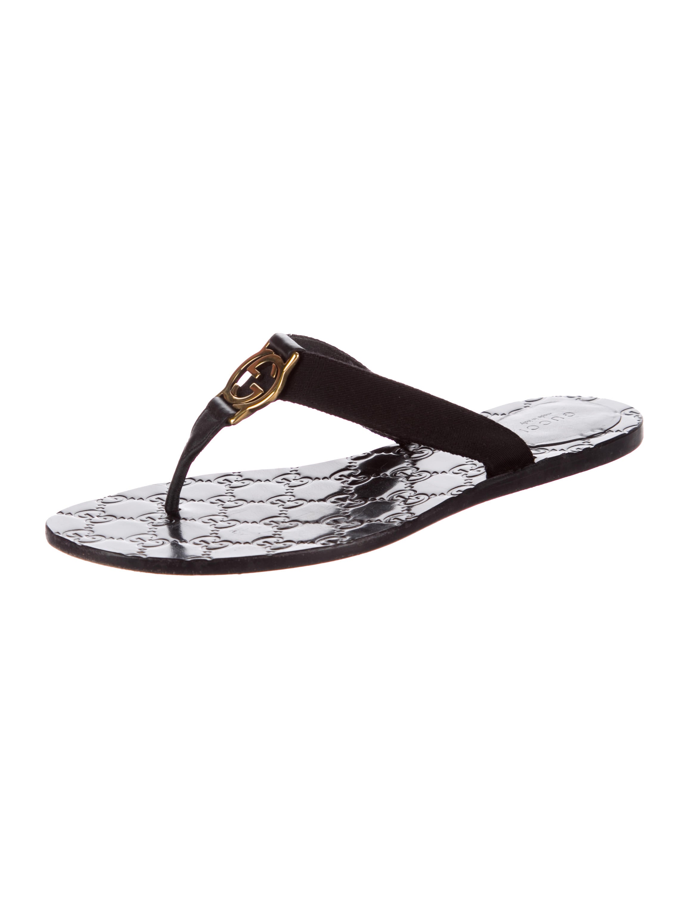 Gucci GG Thong Sandals - Shoes - GUC182083 | The RealReal