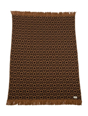 Gucci GG Logo Throw Blanket