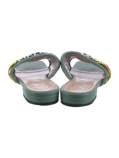 Gucci Sequins Printed Slides