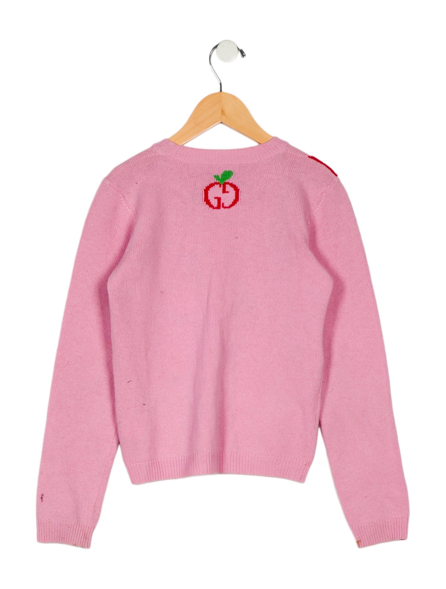 Gucci Kids Girls' Pattern Printed Wool Sweater
