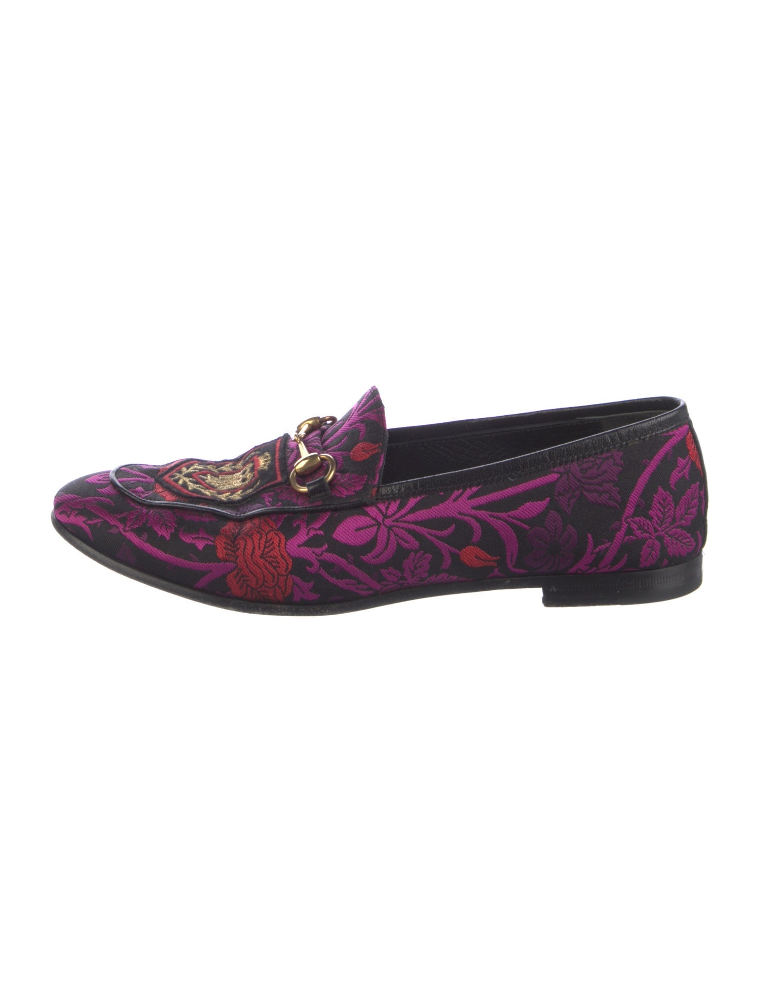 Gucci Canvas Printed Loafers