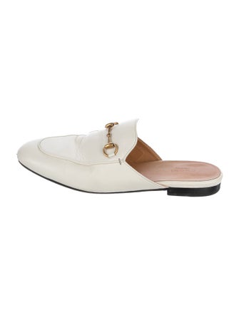 Gucci Horsebit Accent Leather Mules