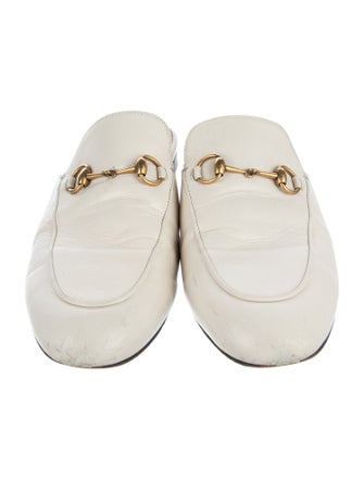 Gucci Horsebit Accent Leather Mules