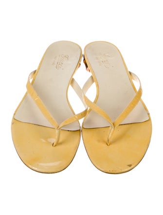 Gucci Leather Slides