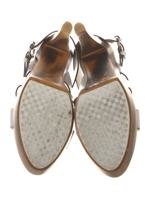 Gucci Leather Slingback Sandals