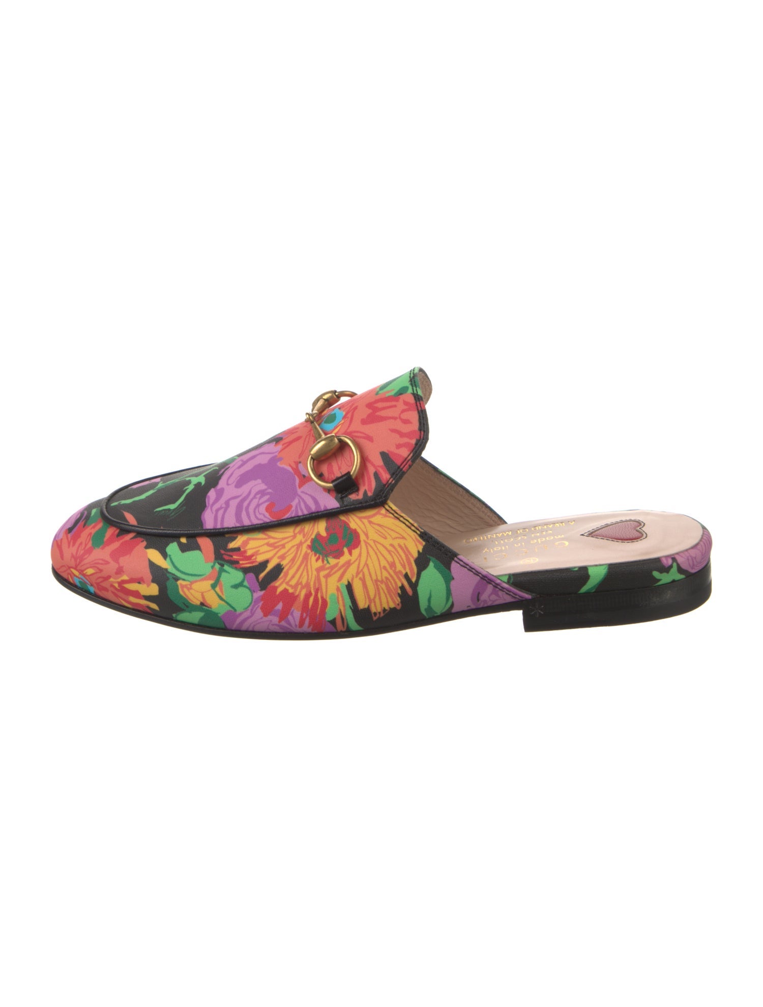 Gucci Horsebit Accent Leather Mules