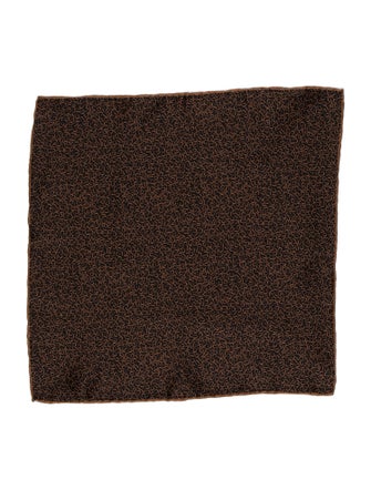Gucci Silk Patterned Pocket Square
