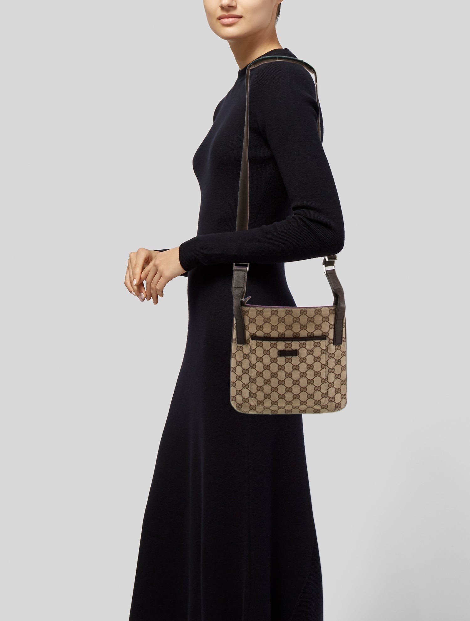 Gucci GG Canvas Messenger Bag