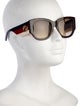 Gucci Interlocking G Logo Square Sunglasses