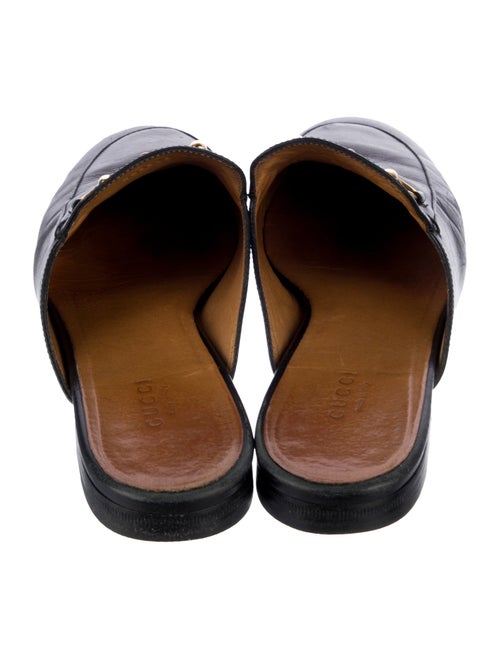 Gucci Horsebit Accent Leather Mules
