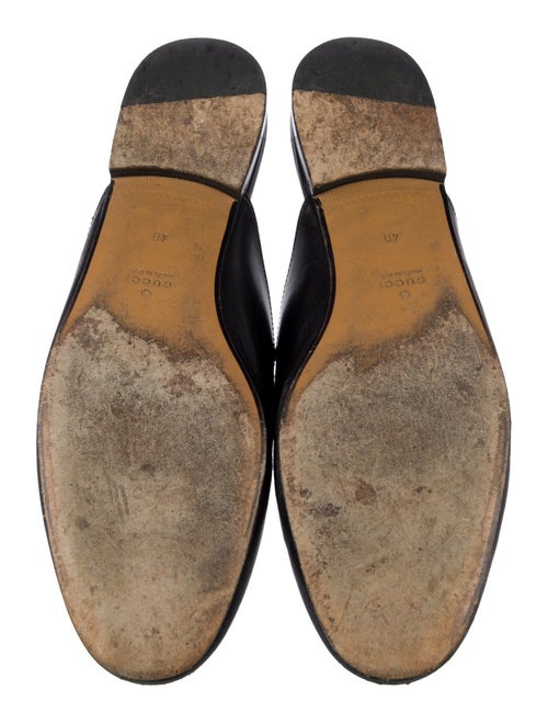 Gucci Horsebit Accent Leather Mules