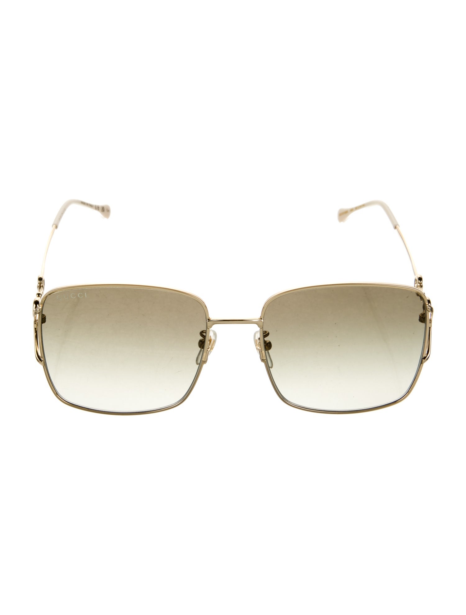 Gucci Horsebit Accent Oversize Sunglasses
