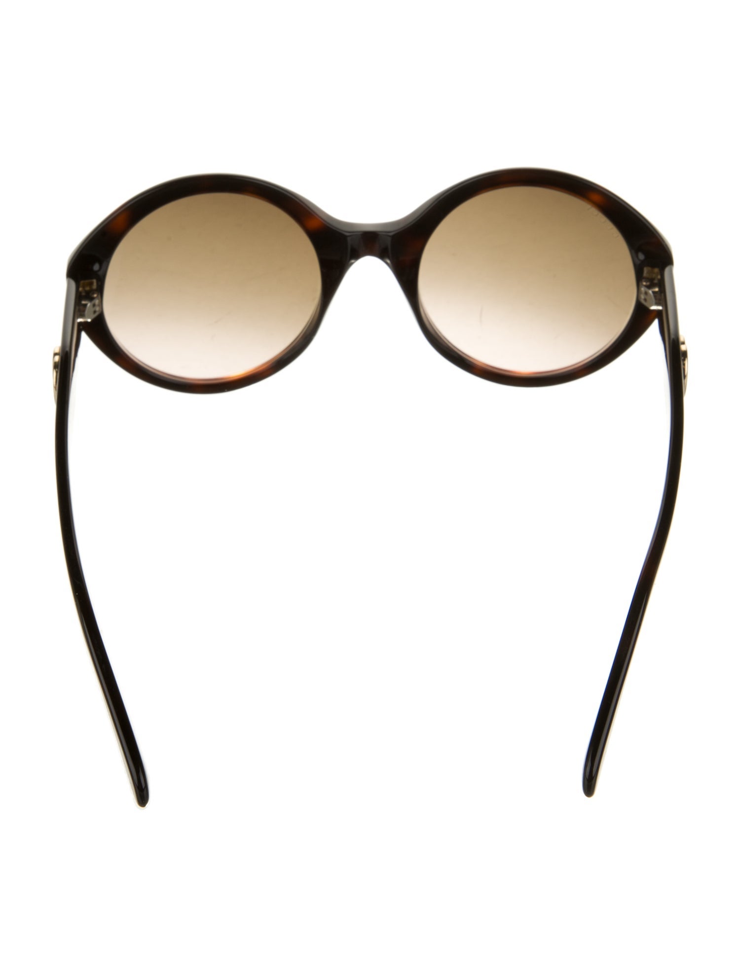 Gucci Interlocking G Logo Round Sunglasses