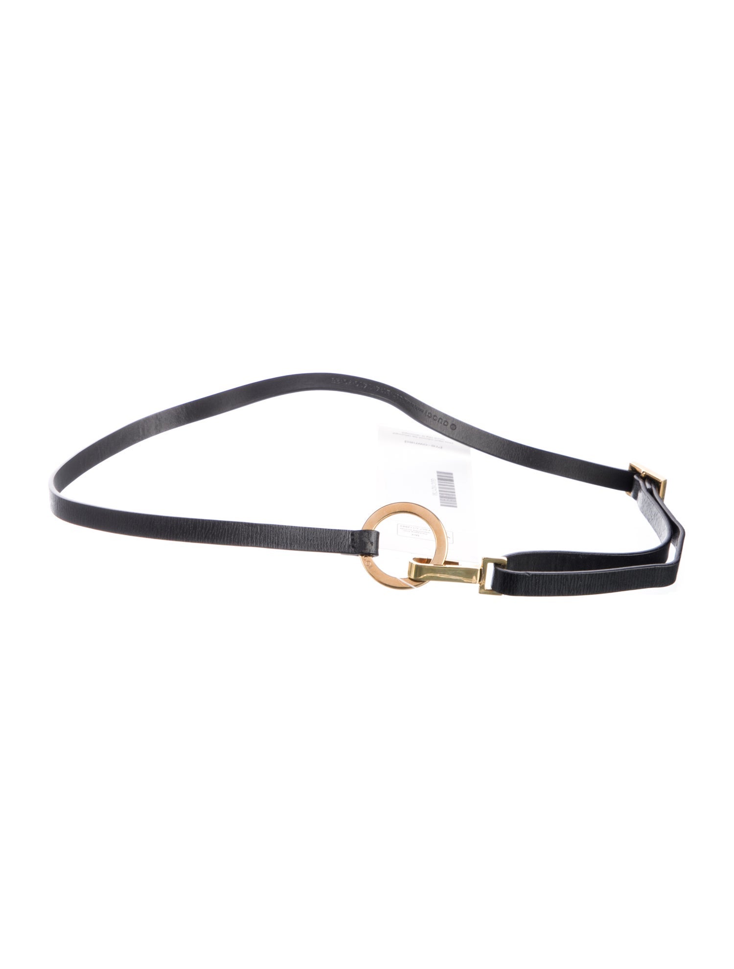 Gucci Skinny Leather Waist Belt