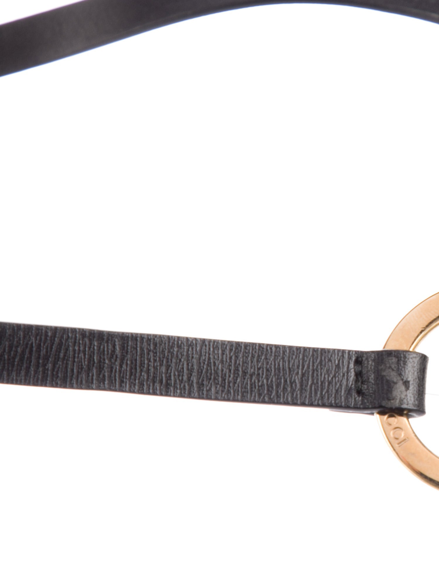 Gucci Skinny Leather Waist Belt