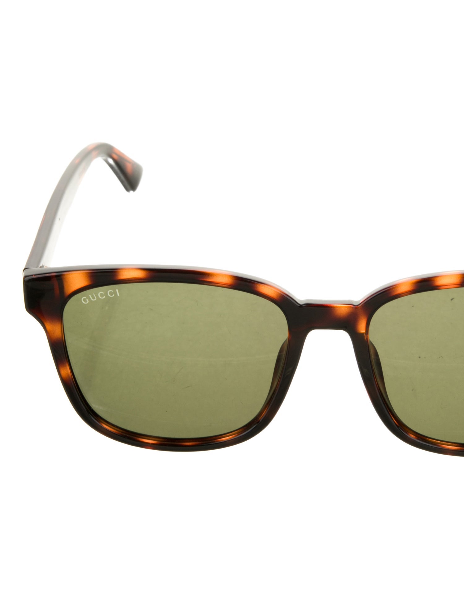 Gucci Double G Logo Square Sunglasses