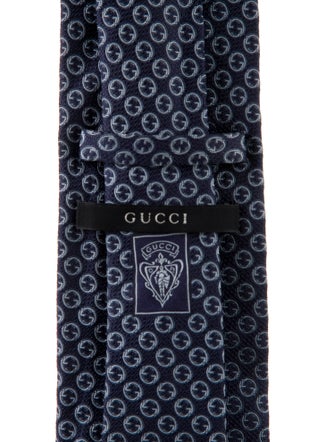 Gucci Pattern Print Tie