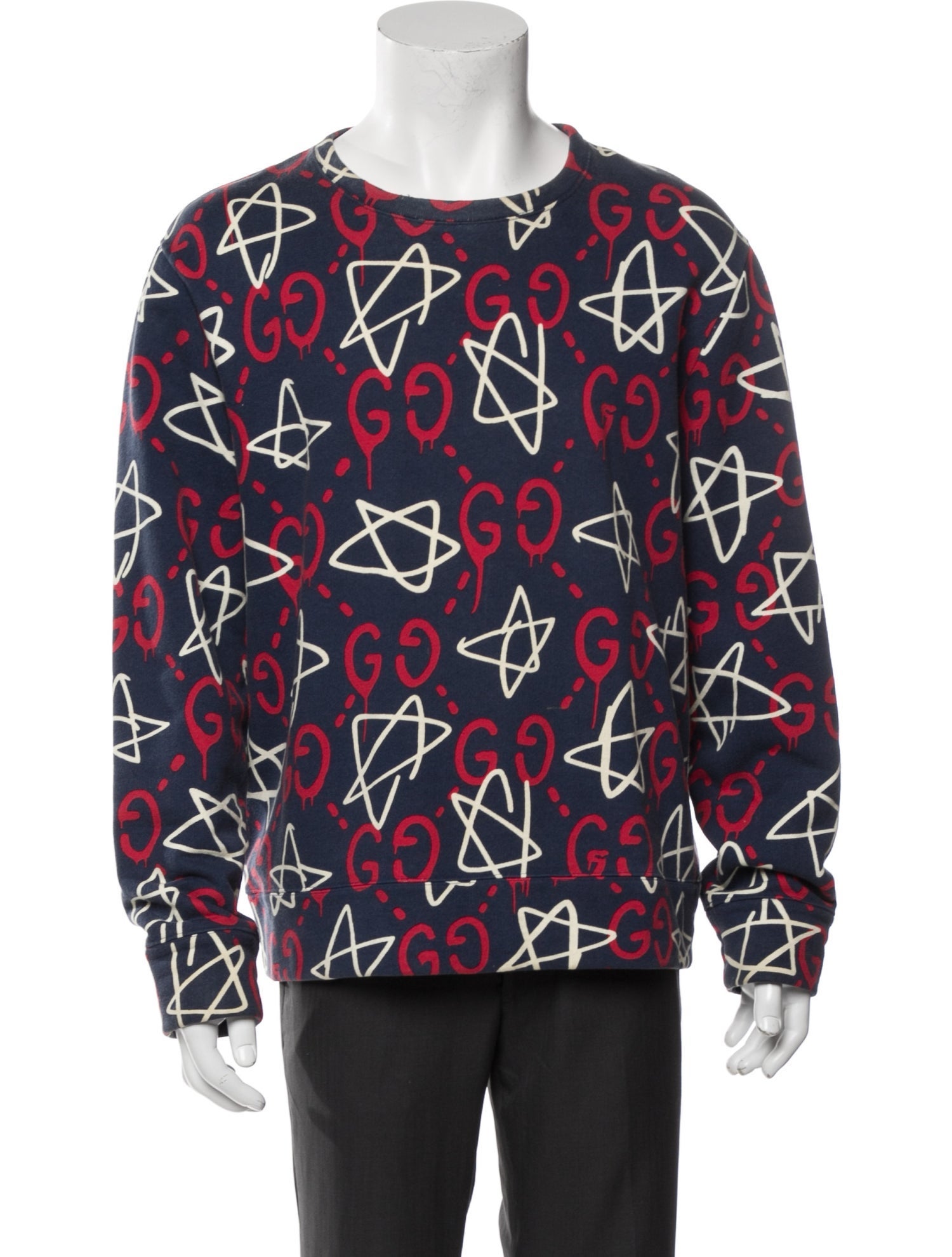 Gucci GG Logo Crew Neck Pullover