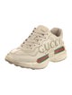 Gucci Web Accent Leather Chunky Sneakers