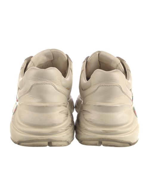 Gucci Web Accent Leather Chunky Sneakers