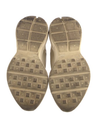 Gucci Web Accent Leather Chunky Sneakers