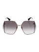 Gucci Oversize Gradient Sunglasses
