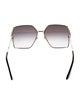 Gucci Oversize Gradient Sunglasses