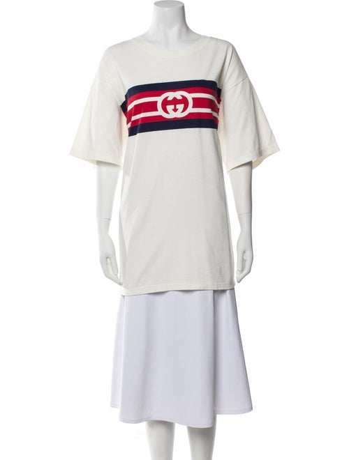 Gucci Graphic Print Crew Neck T-Shirt