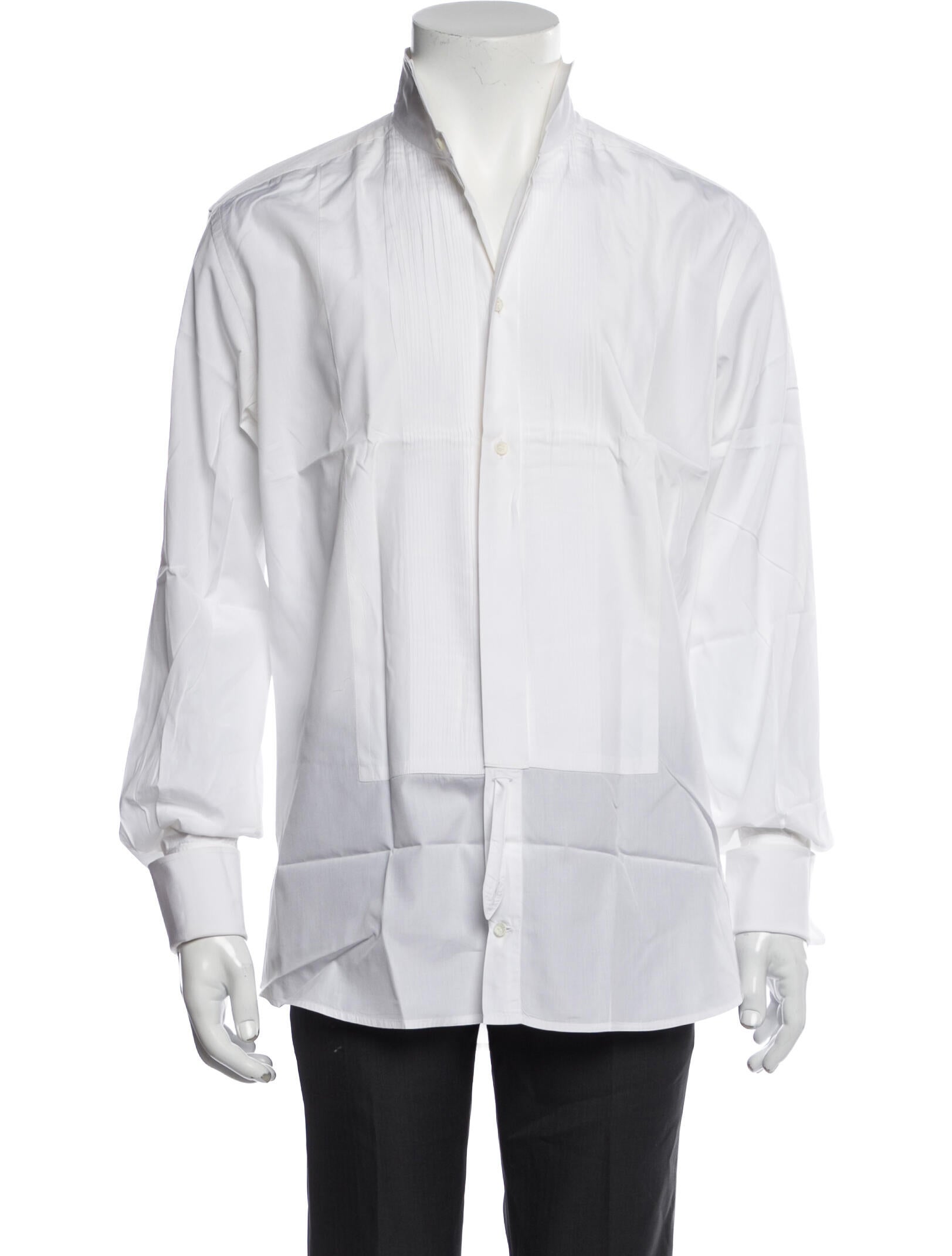 Gucci Long Sleeve Tuxedo Shirt